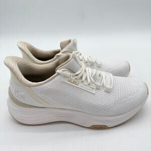 Kuru Atom 2 White Sand Sneakers Plantar Fasciitis Comfort Heel Arch Support 10.5